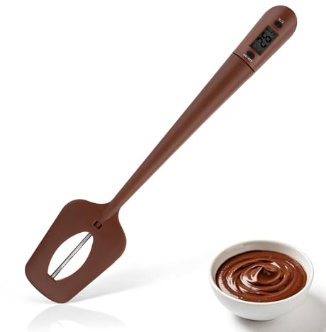 Zuckerthermometer Schokoladen Thermometer Süßigkeiten Spatel Temperatur Reader Für Schokolade Cremes, Saucen, Marmelade Und Sirups Sofortiges Lesen Temperaturbereich 50 ℃ ~ 300 ℃