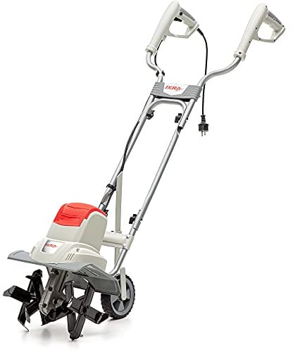 IKRA Elektro Bodenhacke IEM 800S, Arbeitsbreite 30cm, Arbeitstiefe 20cm, 800W, Bremssporn, Transportrad