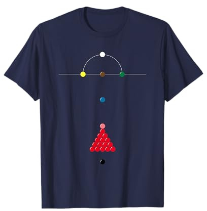 kthecat Snooker-T-Shirt für Herren in Multicolored, Größe S