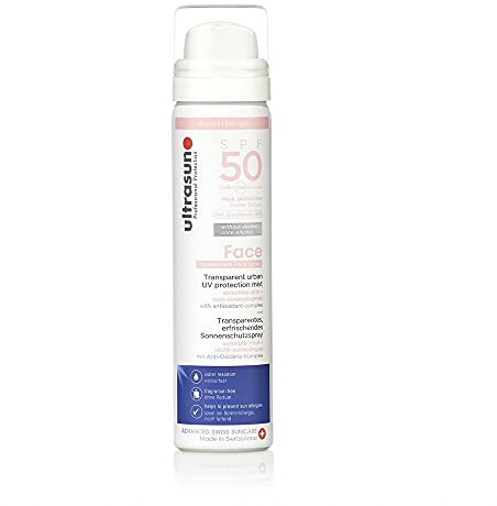 ULTRASUN Transparent Face & Scalp UV Protection Mist SPF 50 (75 ml)