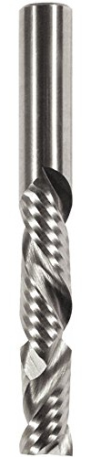VHW Schlichtfräser Z2+2 Spiralnutfräser Oberfräser Schaftfräser VHM (D=8 S=8 l=32 L=80)