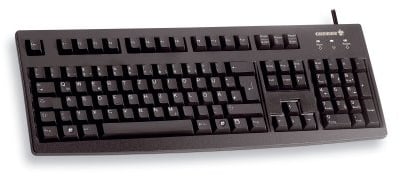 CHERRY G83-6105, Kabelgebundene Tastatur, Deutsch QWERTZ, Schwarz | Ideal für Industrieanwendungen, NTK-Technologie für angenehmes Tippen, Abriebfeste Tasten, Leicht zu Reinigen, Recyclingfähig