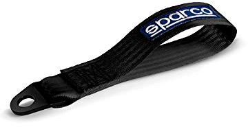 Sparco Abschleppgurt Performance - Schwarz - max. 2000kg - 16mm Loch