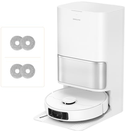 DREAME L10s Ultra Gen 3 Kit Saugroboter mit Wischfunktion mit einer Saugkraft von 25.000 Pa, Seitenbürste und Mopp ausfahrbar, selbstreinigende All-in-One-Dockingstation, Steuerung per App und Sprache