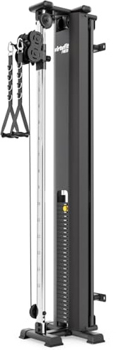 VirtuFit PL100 Single Pulley Station – Kabelzugstation für Krafttraining – 75 kg Gewichtsstapel – Höhenverstellbar – Robuste Stahlkonstruktion