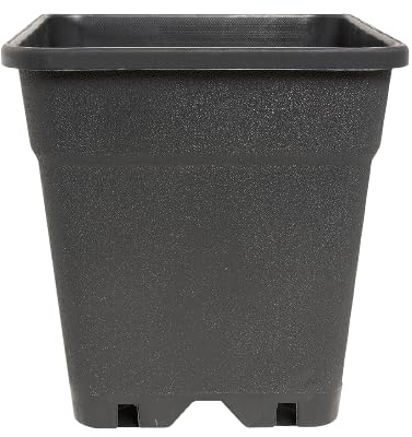 Generisch 5 x Pflanztopf in Verschiedene Größen Anzucht Töpfe Grow viereckig Kübel (11 L / 24 x 24 x 27,5 cm)