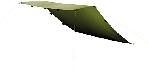 Tatonka Tarp 1 Simple (425 x 445 cm) - Leicht, reißfest, wasserdicht - Mit verstärkten Eckpunkten, Abpsannschlaufen und Ösen - Inklusive Abspannleinen und Packbeutel