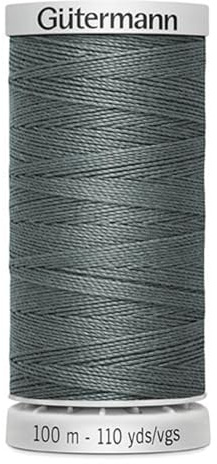Gütermann Garn M782 Extra Stark Nähgarn Polyester 100m Nähmaschinengarn für alle stark beanspruchten Nähte (grau 701)