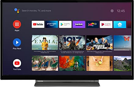 Toshiba 32WA3B63DAZ 32 Zoll Fernseher / Android TV (HD-Ready, HDR, Smart TV, Play Store & Google Assistant, Triple-Tuner, Bluetooth)