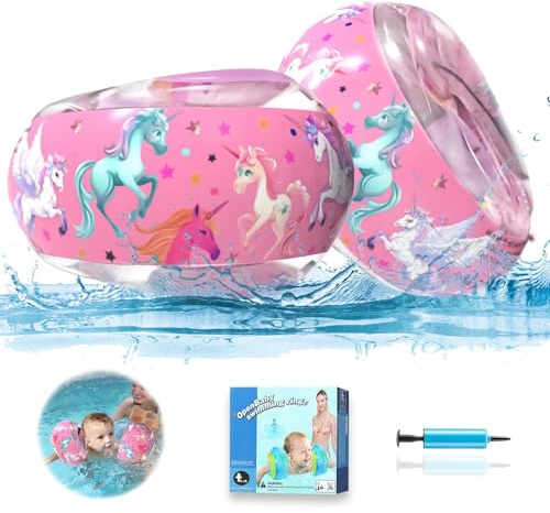 Betensh Schwimmflügel Kinder 1–6 Jahre (5–30 kg) : Rutschfester Halt ohne Verrutschen, Sicherer & Passgenauer Sitz – in Sekunden Angelegt, Langlebig & Robust – CE EN 13138-1 zum Schwimmen Lernen