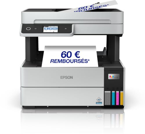 Epson EcoTank ET-5150 Tintentankdrucker | für kleine Büros & Unternehmen | WLAN & Ethernet | A4 | Drucken, Kopieren, Scannen | Duplexdruck | 6.1 cm Touchscreen | 35 Seiten Dokumenteneinzug