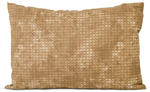 GIRAFFENLAND Lavendelkissen 30x20cm, Batik Gold + Bio Inlett Natur - Bio-Lavendelblüten - Duftkissen Kräuterkissen