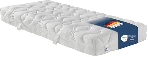 Irisette Lotus orthopädische 7-Zonen 500er Tonnentaschenfederkernmatratze, Härtegrad 3 (mittelfest), 90 x 200 cm, Öko-Tex zertifiziert, produziert nach deutschem Qualitätsstandard