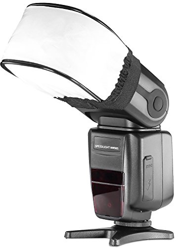 NEEWER Universal Diffusorkappe für Mini Blitzgeräte, kompatibel mit Canon, Nikon, Godox, Yongnuo, Neewer Blitzgeräten TT560, NW550, NW561, NW570, NW580, NW625, NW635, NW-670, 750II, NW645 und NW655