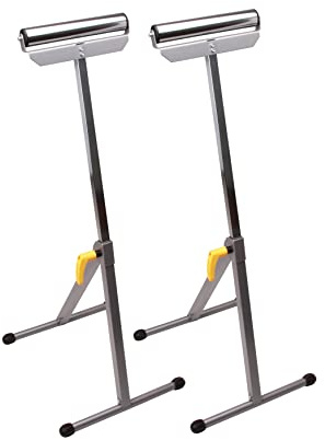 otgerlensker products Rollbock Gelb 60 kg belastbar, höhenverstellbar bis 1080 mm – Rollenbock, Stützbock, Unterstellbock – Stabil, Werkstatt & Montagehilfe (2)