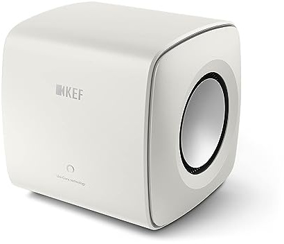 KEF KC62 Leistungsstarker Aktiver Subwoofer | Weiß | 1000 Watt