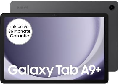 Samsung Galaxy Tab A9+ WiFi Android-Tablet, 128 GB Speicherplatz, Großes Display, 3D-Sound, Simlockfrei ohne Vertrag, Graphite, Inkl. 3 Jahre Herstellergarantie [Exklusiv bei Amazon]