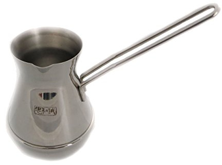rukauf Türkischer Kaffeekocher Mokkakanne Espressokocher Cezve Dzhesva 700ml komplett aus Edelstahl 1mm