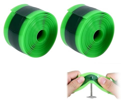 VZU 2 Stück Fahrradreifen Liner, TPU Schlauch Pannenschutzband, Fahrrad Reifen Schlauch Protector, TPU Fahrradschlauch Anti Puncture, Kompatibel mit 12, 16, 18, 20, 24, 26, 27.5, 29 Zoll