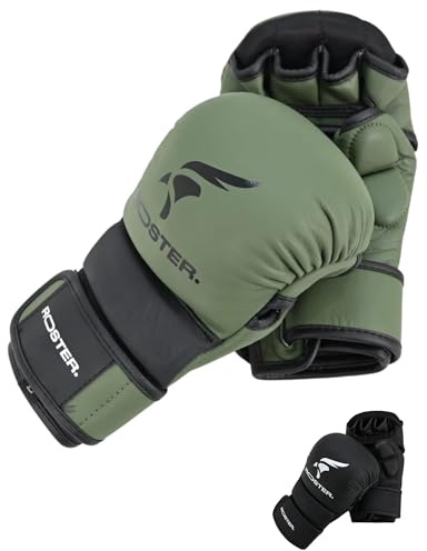 ROSTER. MMA Sparring Handschuhe, 180 g (L, Grün)