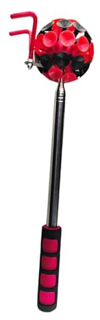 Fenteer Disc Golf Retriever, Disc Retriever, Golfzubehör, praktischer, praktischer, ergonomischer Greifer, ausziehbar, für Wassersträucher und Bäume, 3m