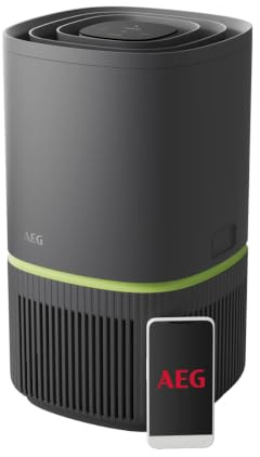 AEG Luftreiniger Pure 5000 / für bis zu 41 m²/98 m³ / Farbe: Dark Grey APO50371DG Dark Grey