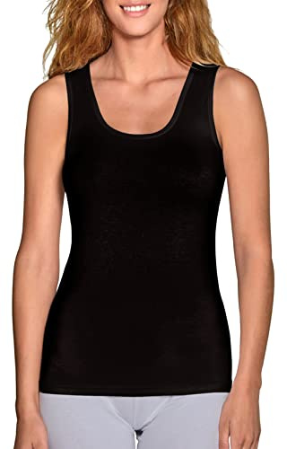 VEDATS 2er-Pack Damen Unterhemd Tank Top Achselhemd Body Ärmellos