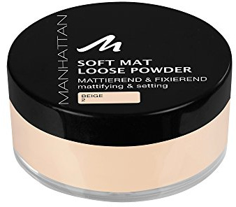 Manhattan Soft Mat Loose Powder, Loses Puder zum Mattieren und Baken des Teints, Farbe Beige 2 | 20g (1er Pack)