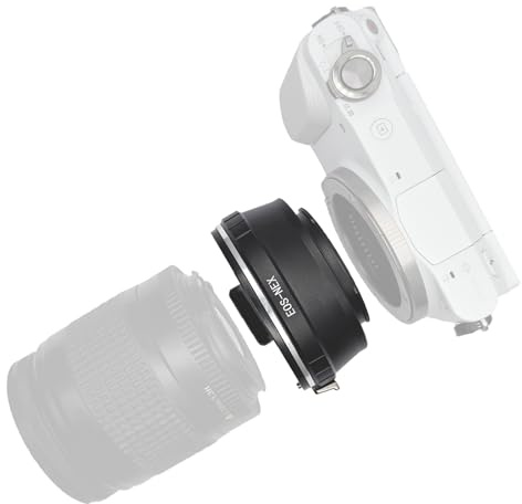 EOS-NEX Objektivadapter Adapterring,für Canon EF/EF-S Objektiv Kompatibel für E-Mount Kamera,NEX-3,NEX-C3,NEX-F3,NEX-3N,NEX-5,NEX-5N,a3000,a7,a7S,a7R;EOS to NEX Lens Adapter