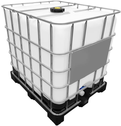 1000l IBC Wassertank auf PE-Palette (Gebraucht/Gespült)
