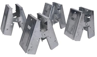 Century Drill & Tool 72994 Sägebock-Winkel für 5 x 10 cm-Holz, verzinkt, kompakte Aufbewahrung, 4-teiliges Set