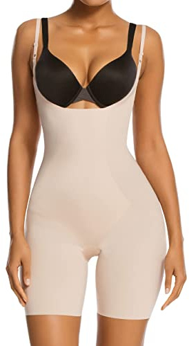 SHAPERX Shapewear Damen Bauchweg Body Shaper Figurenformend Abnehmen Shaping Bodysuit