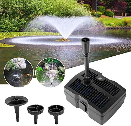Yaobluesea 4 in 1 Teichpumpe Springbrunnenpumpe mit Filter UV-Klärer Wasserspielpumpe Bachlaufpumpe Stromkabel für Garten- und Springbrunnengestaltung（28W）