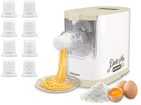 BEPER P102SBA500 Automatische Nudelmaschine, 200 W, ABS/PC/Pom, Weiß/Creme