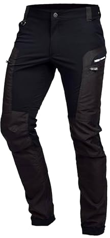 PUMA Workwear Pro-One Adventure Outdoor Wanderhose Herren - Ideal zum Klettern, Bergsteigen, Parkour und mehr – flexibel, verstärkt & strapazierfähig - Outdoor Hosen für Herren - Schwarz - L