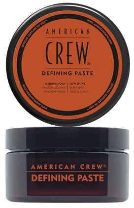 AMERICAN CREW – Defining Paste, 85 g, Stylingpaste für Männer, Haarprodukt mit mittlerem Halt, Stylingprodukt für flexibel formbares Haar & gering glänzendes Finish