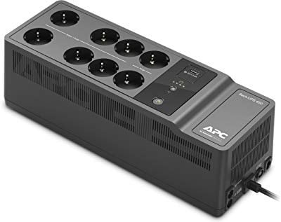 APC Back-Ups es - BE650G2-GR - Unterbrechungsfreie Stromversorgung 650VA (8 Schuko Ausgänge, Überspannungsschutz)