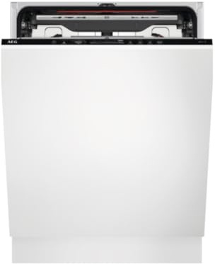 AEG FSE76738P Vollintegrierter-Geschirrspüler / Serie 7000 mit GlassCare / 60cm / WLAN-fähig / AirDry - perfekte Trocknungsergebnisse / A / energiesparend / Display / Startzeitvorwahl / extra leise