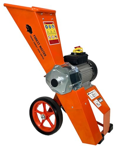 Forest Master FM4DD-MUL Elektrischer 4-PS-Kompaktholzhäcksler / Häcksler / Mulcher für den Garten