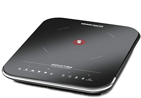 ROMMELSBACHER Einzelkochplatte CTS 2000/IN – Induktion, Temperatursensor | innovativ, ersetzt viele Küchengeräte: 6 Programme (z. B. Joghurt, Sous Vide, Frittieren), individuell gradgenau einstellbar