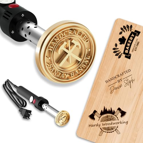 Brauch Elektrisch Brennstempel FüR Holz - Brandeisen FüR Holz Logo, Holzbearbeitungswerkzeuge, Geschenke FüR Holzbearbeitungsbegeisterte (Holz)