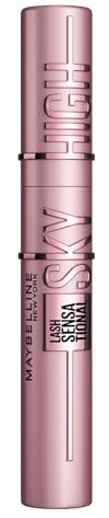 Maybelline New York Sky High Schwarze Wimperntusche für extrem lange Wimpern und Volumen, Lash Sensational Sky High Mascara, Farbe: Very Black, 7,2 ml