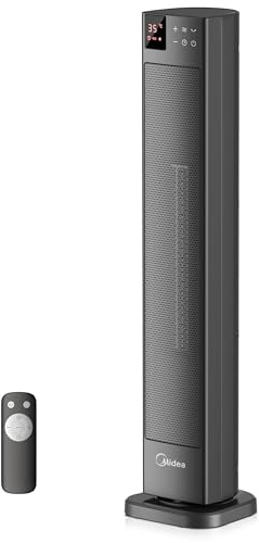 Midea NTH20-22GR Heizluefter, 2000W, PTC-Keramik, 76cm, Grau