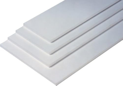 2 er Set - 2 Stück Regalboden Einlegeboden Weiss 567 x 290 mm (L 56,7 cm x B 29 cm) Fachboden für 60 cm Küchenschrank Spanplattenzuschnitt mit Kanten - ABS Kanten und Melaminkanten - livindo