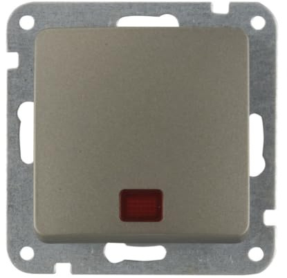 UNITEC Kontrollschalter, Monaco, Serie 204, Platin