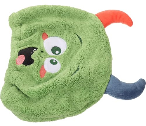 BESPORTBLE Kinder Haartrockenkappe aus Korallfleece Saugfähige und Leichte Haarturban Mütze mit Cartoon Motiv zum Haare Trocknen und Schutz Beim Haare Waschen