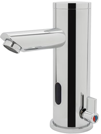 Sensor Wasserhahn, automatische Armaturen, berührungslose Armaturen, Sensor-Badarmaturen, Badezimmer-Einhebelarmaturen, Batteriebetrieb.