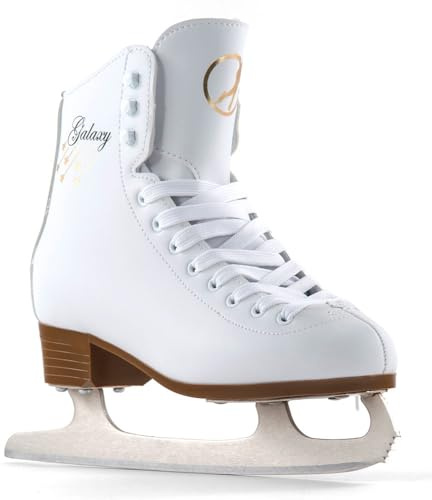 SFR Galaxy Retro Schlittschuhe Junior, Weiß, EU 28 (UK 10J)