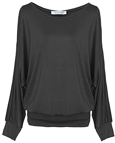 Van Der Rich ® - Oversize T-Shirt mit Fledermausärme - Damen
