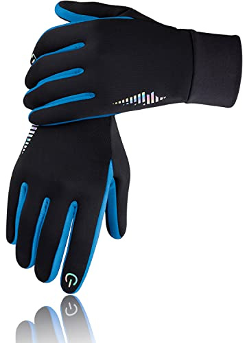 SIMARI Kinder Handschuhe Thermo Anti-Rutsch Touch Screen Fahrradhandschuhe